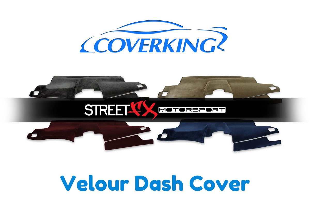 Velour Dark Blue Coverking Custom Fit Dashcovers for Select Oldsmobile Cutlass Ciera Models 